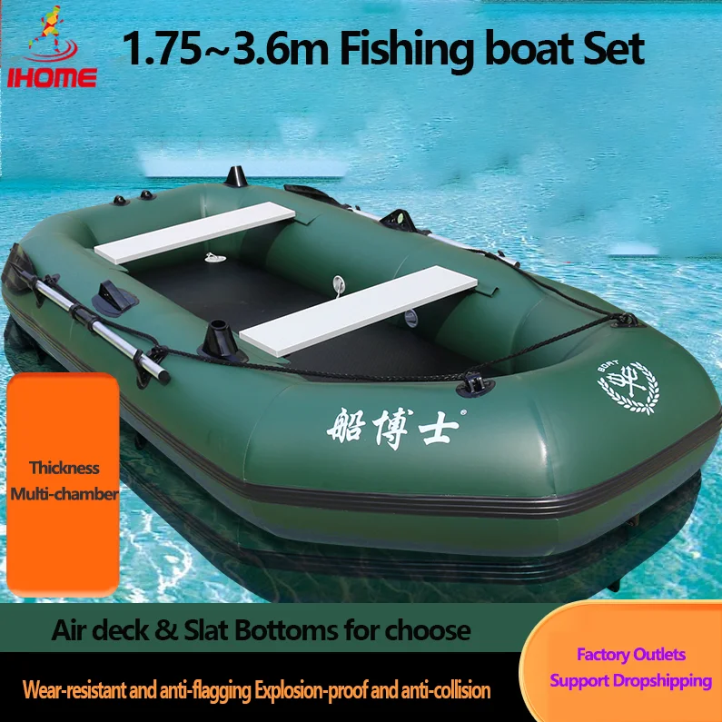Fishing Kayak Sit On Top - Bateau gonflable en PVC avec fond