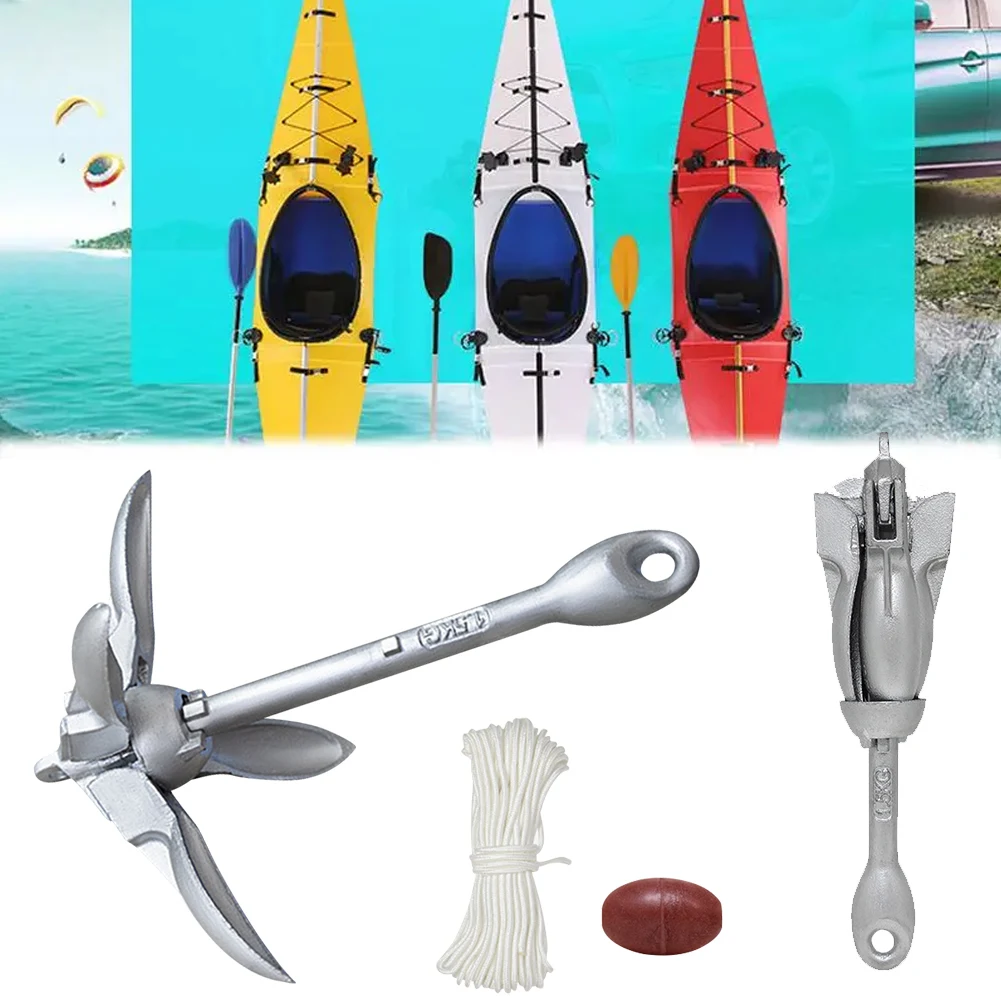 Fishing Kayak Anchor - Ancre pliante en acier inoxydable pour