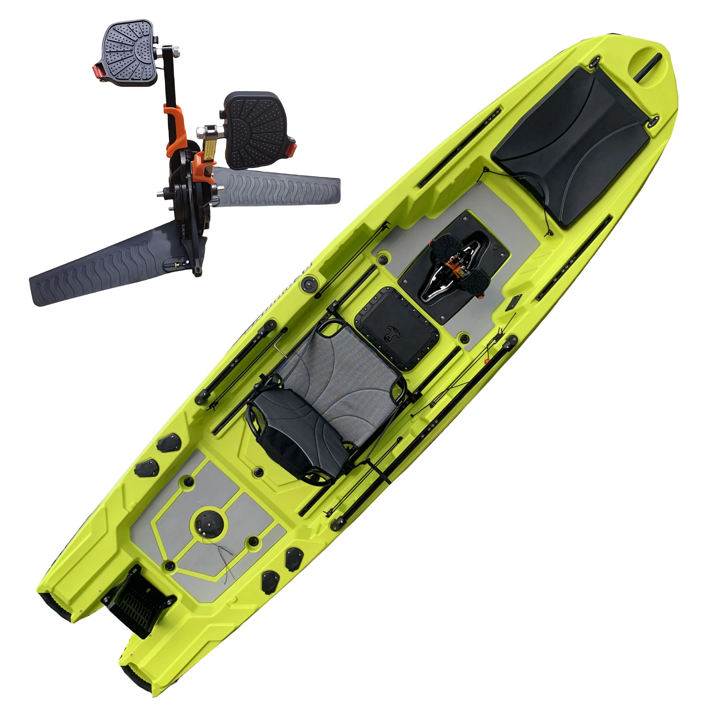 Fishing Kayak Seat - Pédale de pêche unique Kajak professionnelle