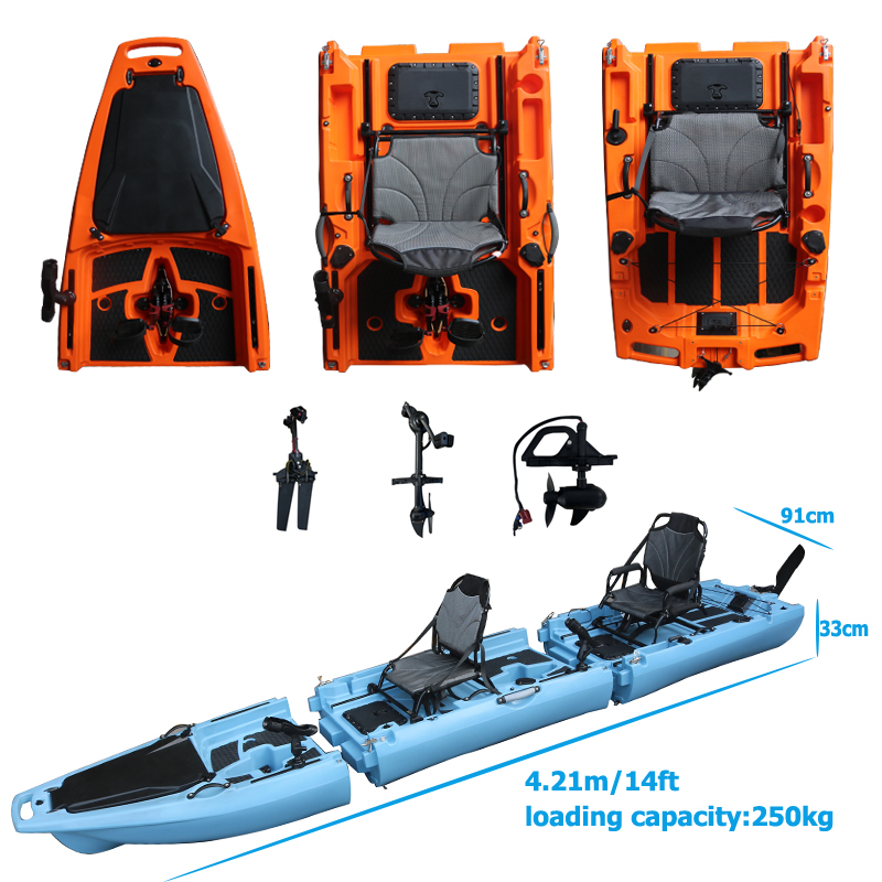 Fishing Kayak Seat - Kayak à pédales détachable pour 2