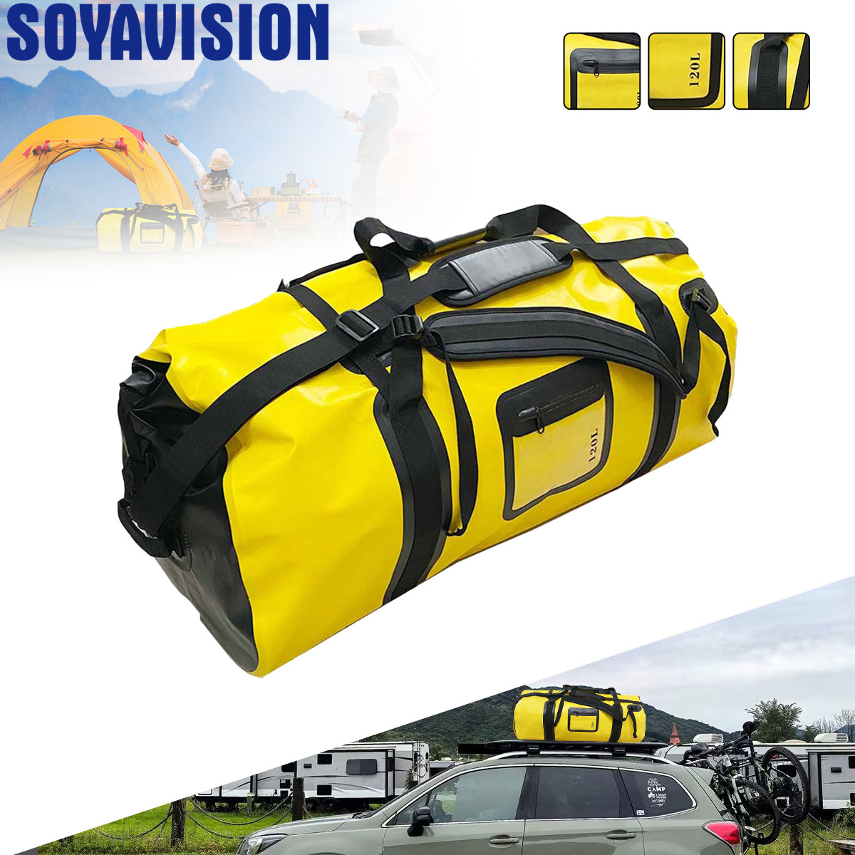 Fishing Kayak Crate - Sac de bagage arrière de moto