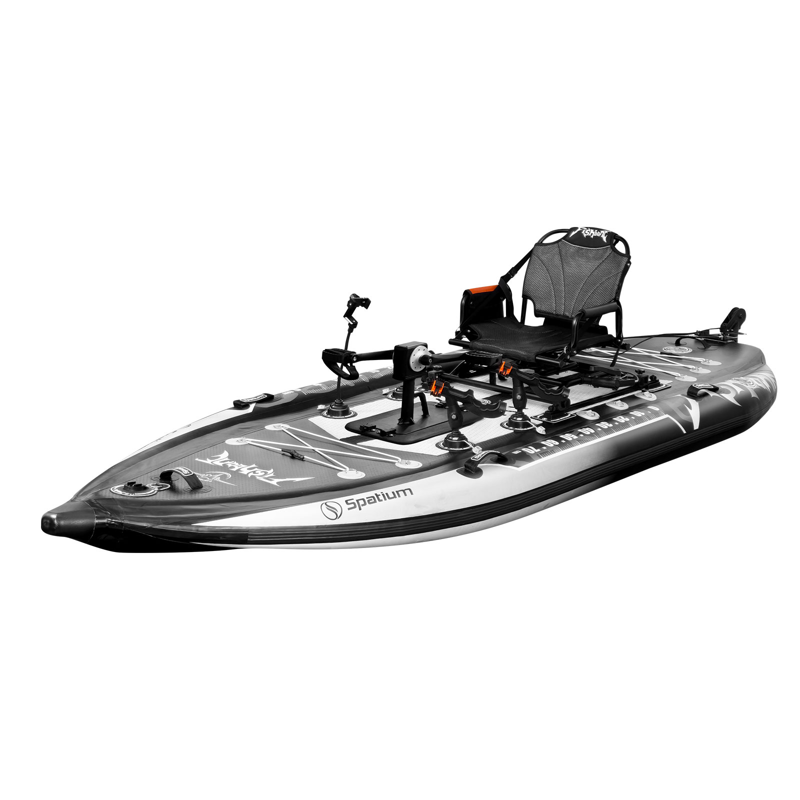 Fishing Kayak Pedal Drive - Kayak à pédales Spatium, kayak de