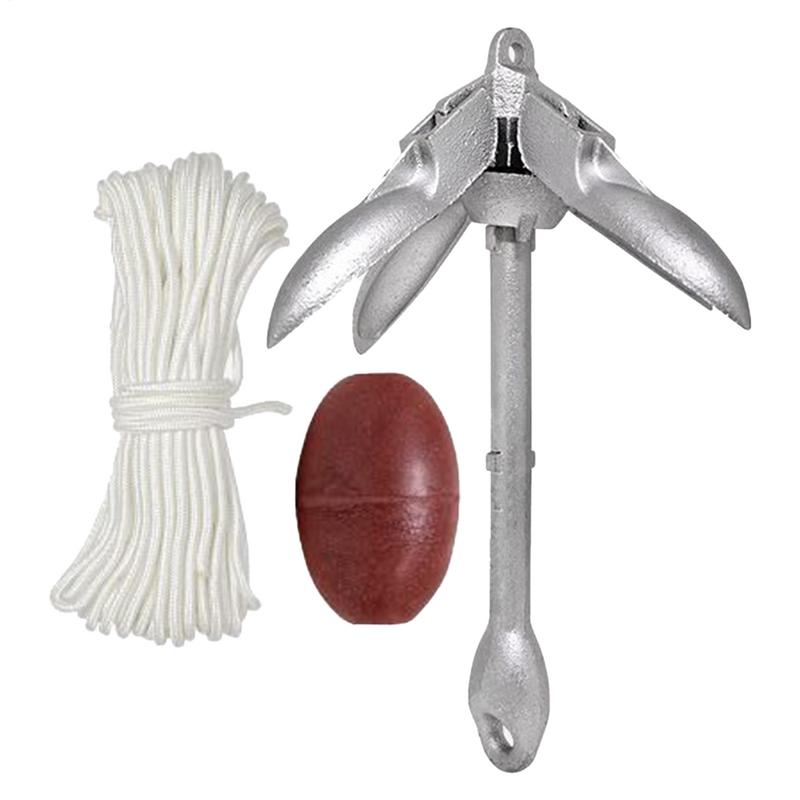 Fishing Kayak Anchor - Kit de système d'ancrage de bateau