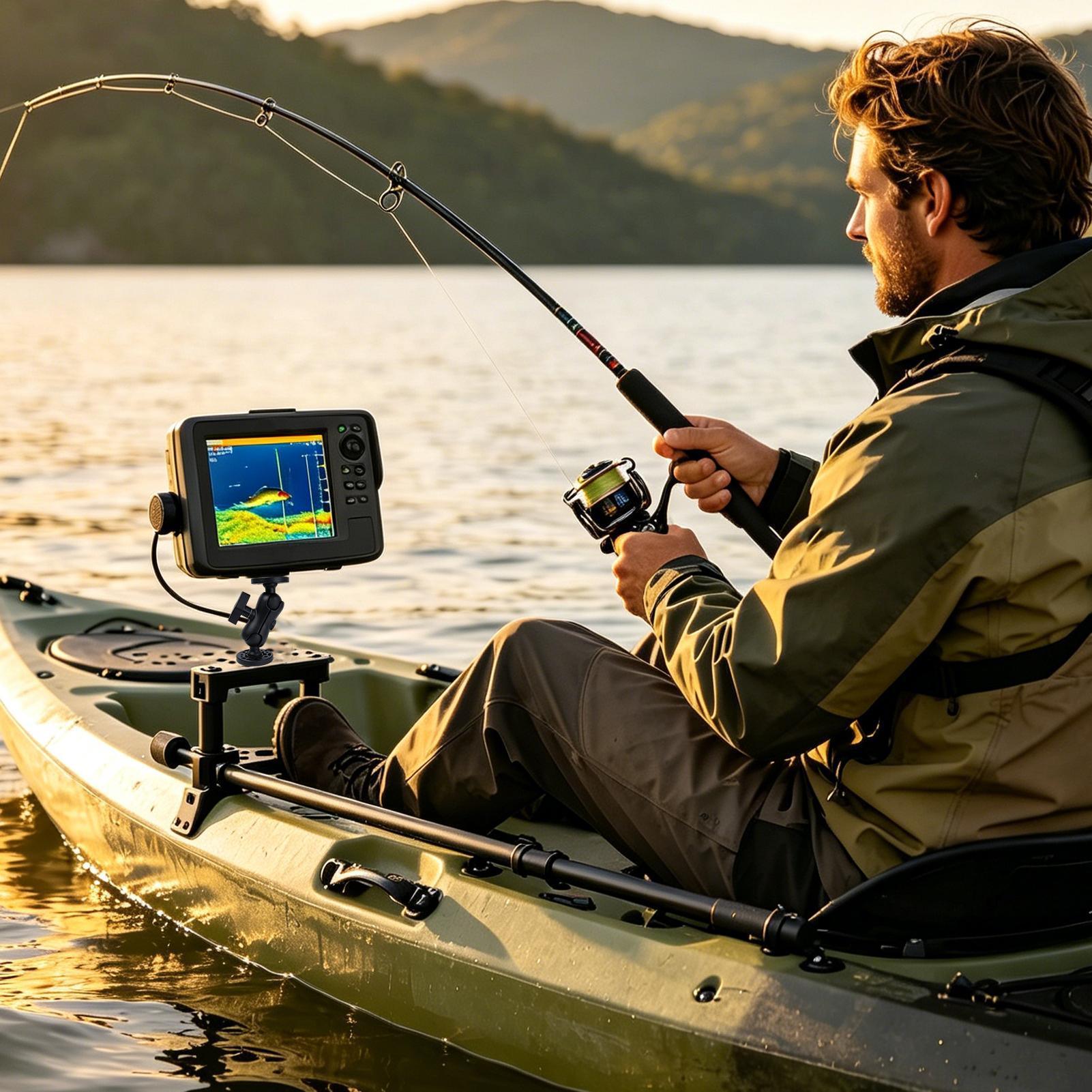 Support de sondeur de pêche po - Fishing Kayak Fish Finder Mount avis et prix