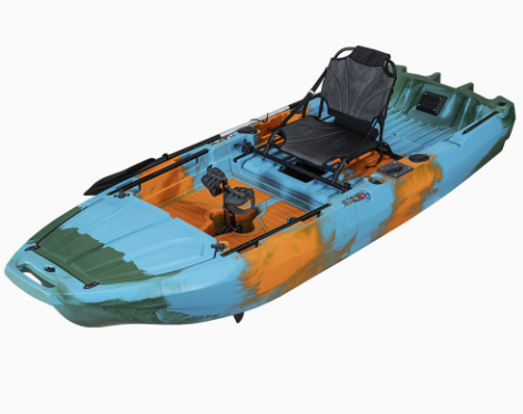 Kayak monoplace de pêche de 10 - Fishing Kayak Pedal Drive avis et prix