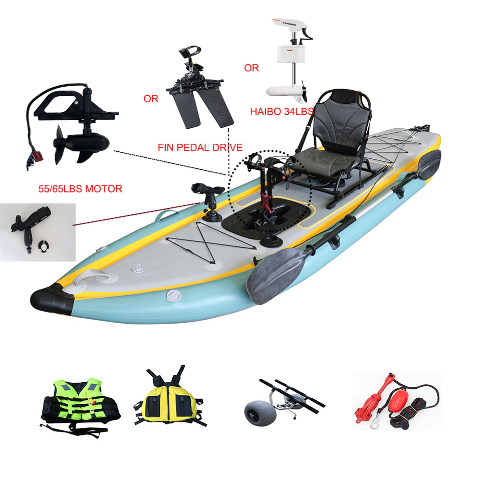 Kayak de pêche gonflable pliab - Fishing Kayak Sit In avis et prix