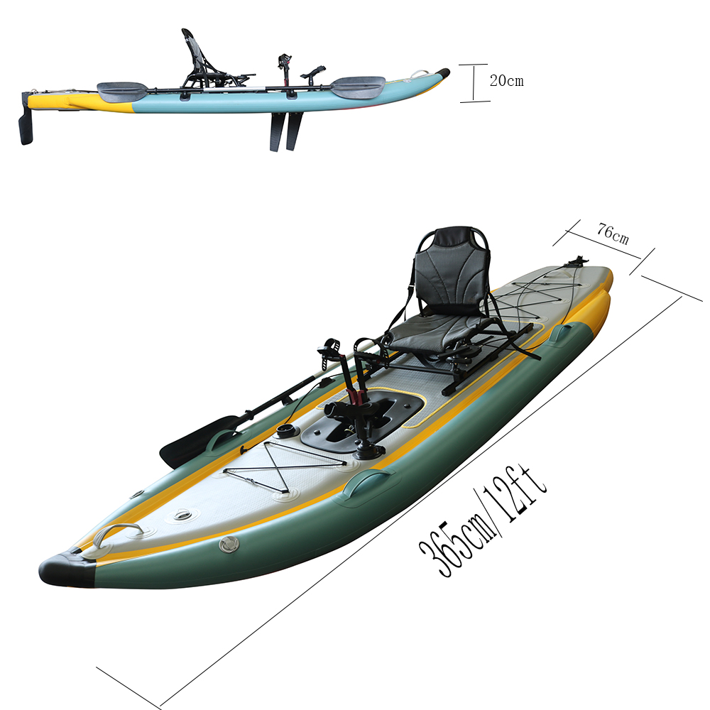 Kayak de pêche gonflable pliab - Fishing Kayak Sit In avis et prix