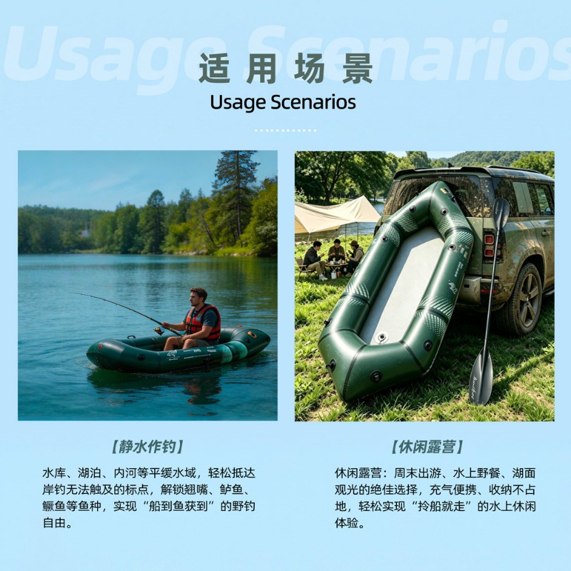 Bateau de pêche à la mouche BL - Fishing Kayak Inflatable avis et prix