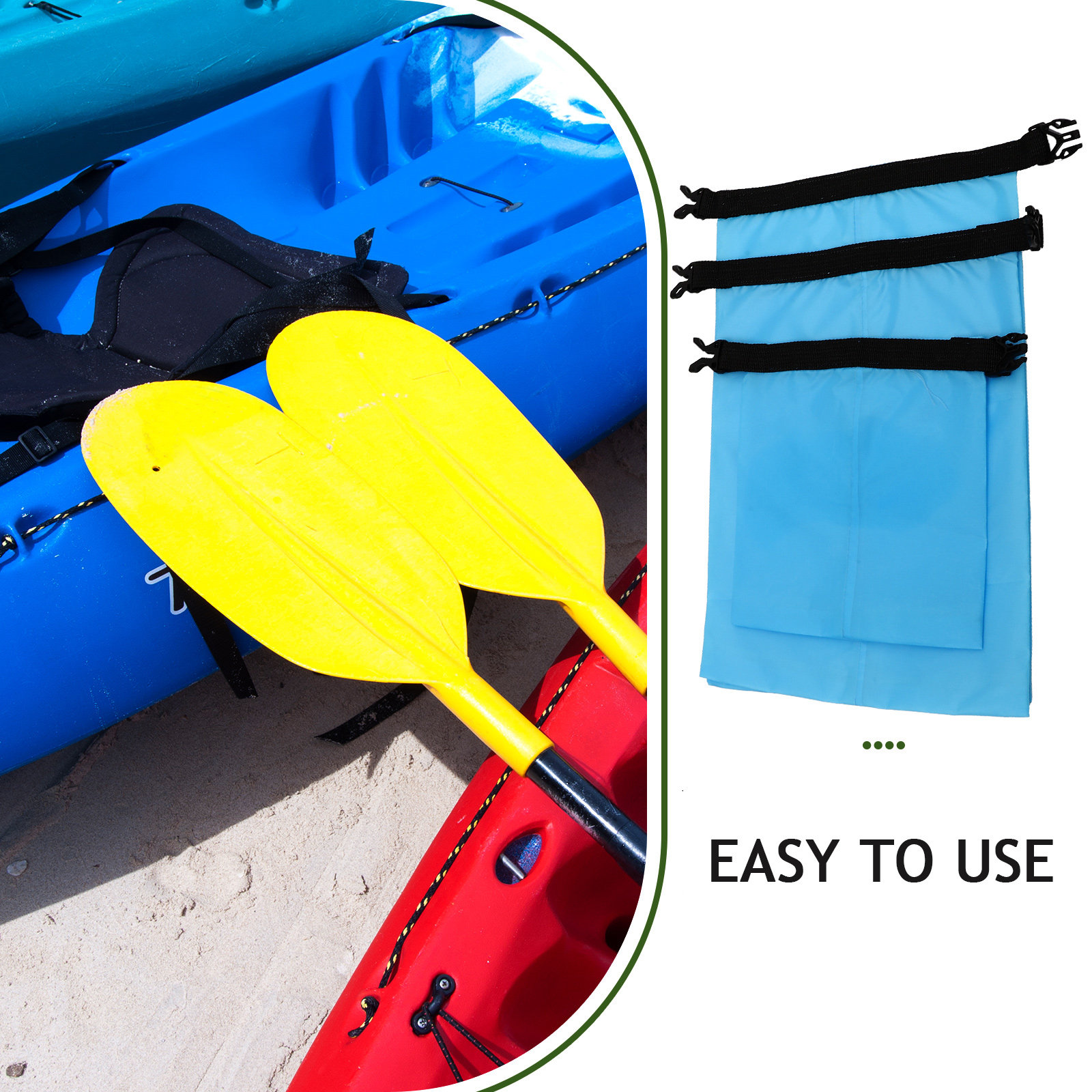 Sac étanche pliable en Nylon b - Fishing Kayak Storage Bag avis et prix