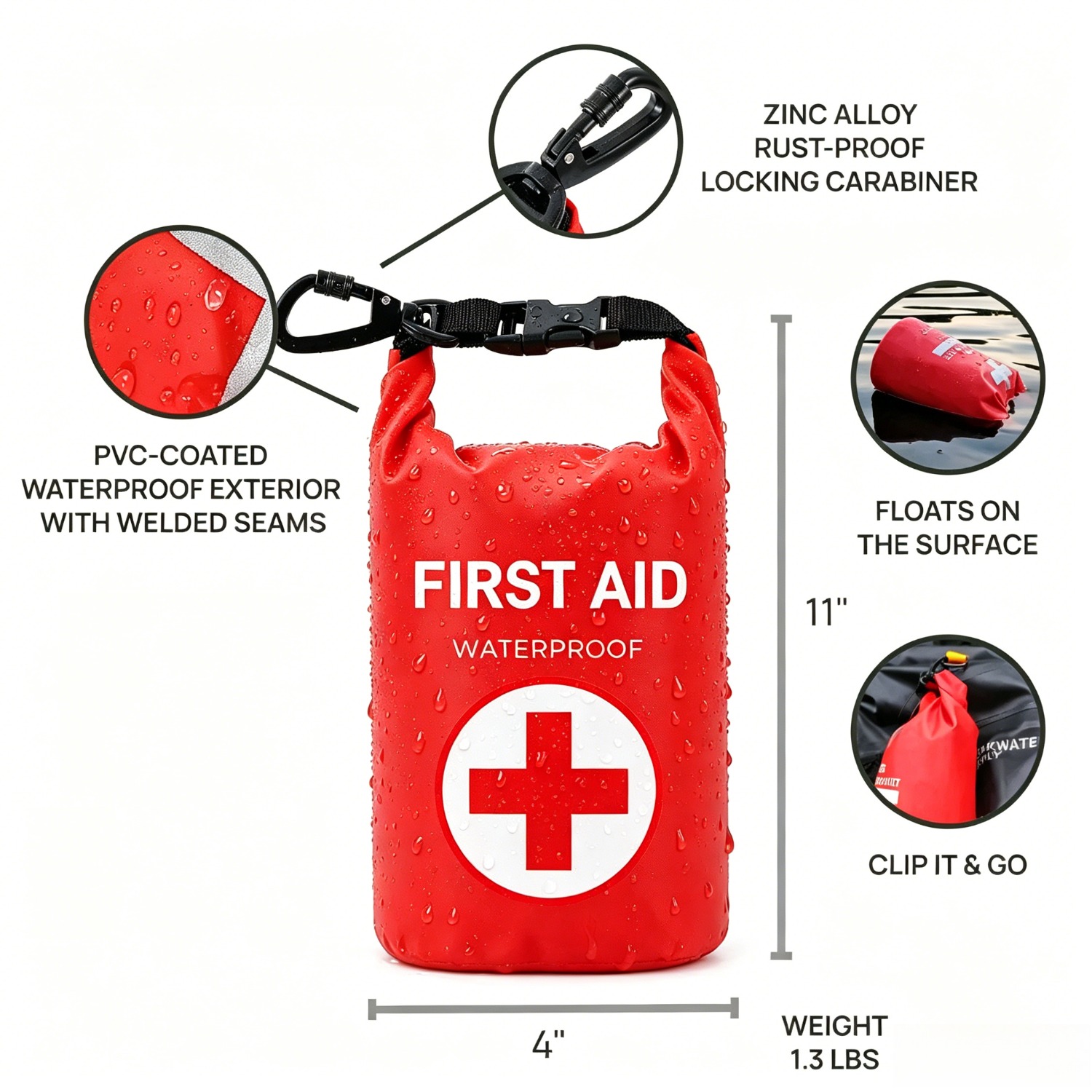 Sac de premiers secours étanch - Fishing Kayak Storage Bag avis et prix