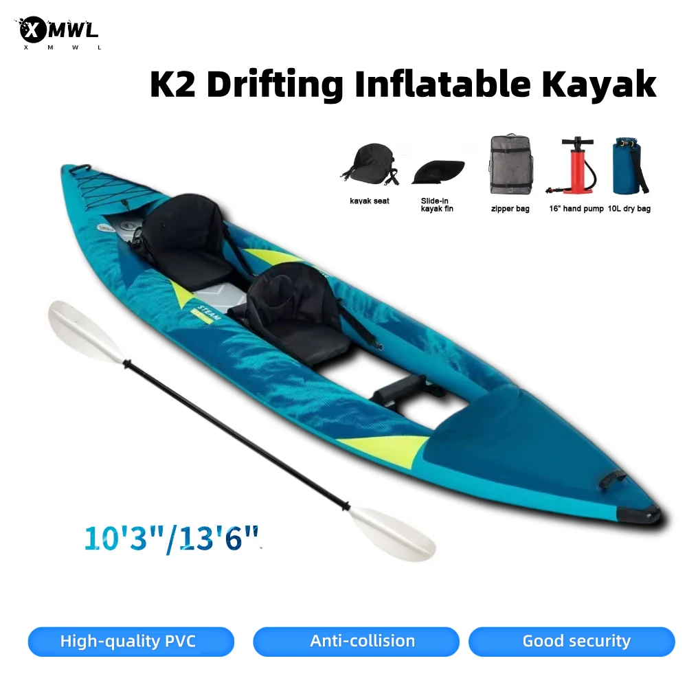 Canoë-kayak gonflable pour 1-2 - Fishing Kayak Seat avis et prix