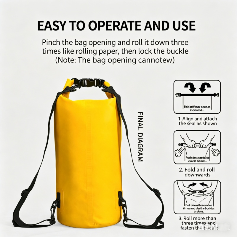 Sac étanche pour la natation 5 - Fishing Kayak Storage Bag avis et prix