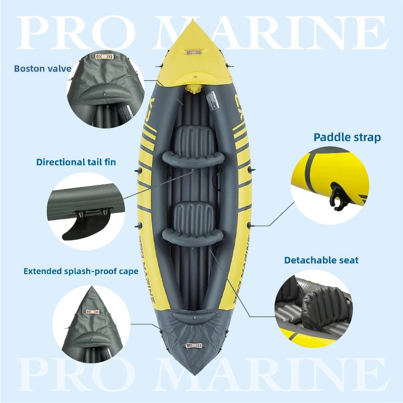 Bateau gonflable polyvalent po - Fishing Kayak Inflatable avis et prix
