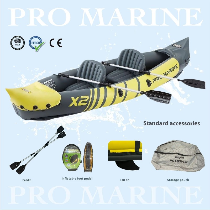 Bateau gonflable polyvalent po - Fishing Kayak Inflatable avis et prix