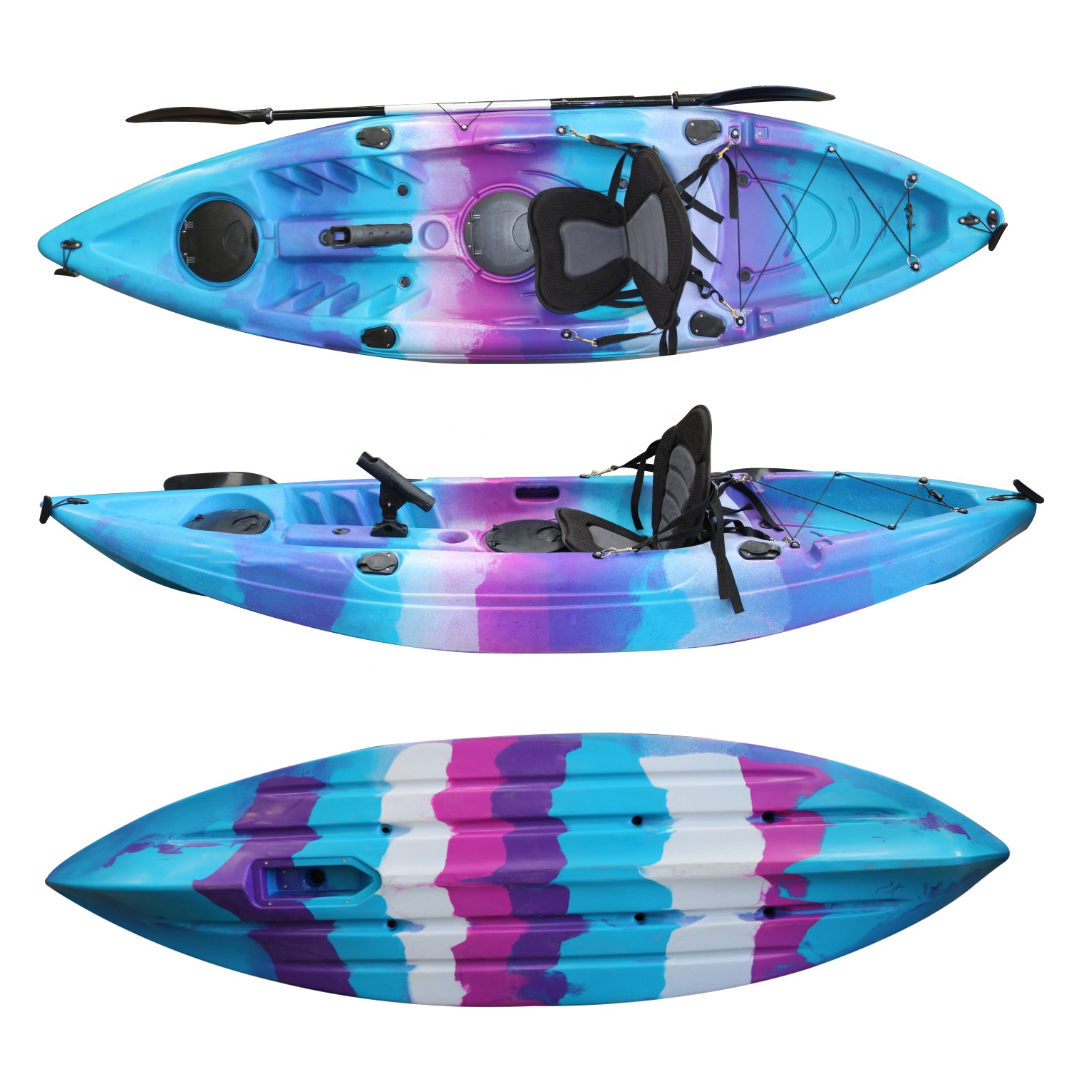 Kayak monoplace en plastique d - Fishing Kayak Sit In avis et prix